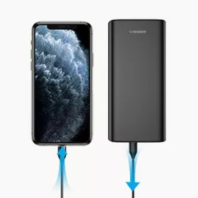 VEGER powerbank 20 000 mAh PD QC3.0 5A 100W T100 (W2032C-100) fekete-6970453555461 2 kép