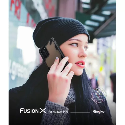 Huawei P40 türkiz zöld Ringke Fusion X tok-8809716071210 2 kép
