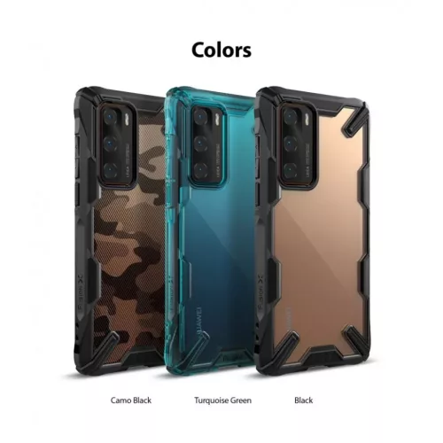 Huawei P40 türkiz zöld Ringke Fusion X tok-8809716071210 8 kép