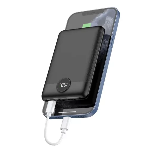 VEGER powerbank 10 000 mAh PD QC3.0 2A 22,5W S11 (W1140) fekete-6970453554181 2 kép