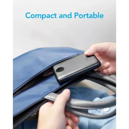 VEGER powerbank 10 000 mAh PD QC3.0 2A 22,5W S11 (W1140) fekete-6970453554181 4 kép