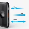 VEGER powerbank 10 000 mAh PD QC3.0 2A 22,5W S11 (W1140) fekete-6970453554181 7 kép