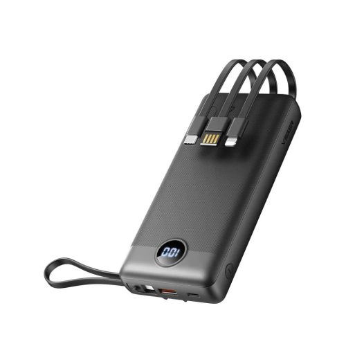 VEGER powerbank 20 000 mAh beépített kábelekkel Micro USB / Type C -6970453554211 1 kép