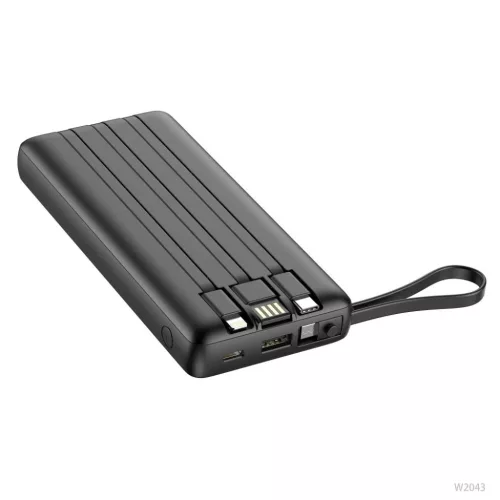 VEGER powerbank 20 000 mAh beépített kábelekkel Micro USB / Type C -6970453554211 2 kép