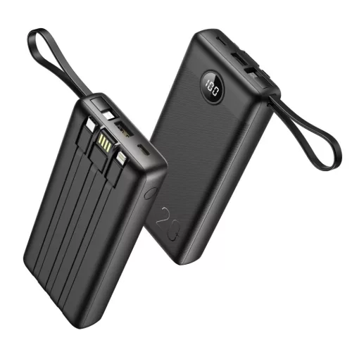 VEGER powerbank 20 000 mAh beépített kábelekkel Micro USB / Type C -6970453554211 4 kép