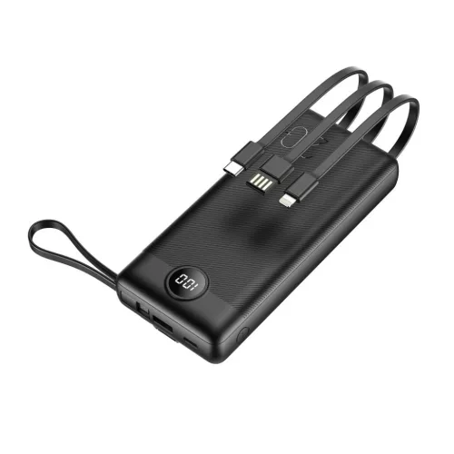 VEGER powerbank 20 000 mAh beépített kábelekkel Micro USB / Type C -6970453554211 5 kép