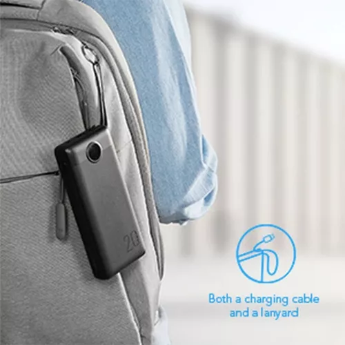VEGER powerbank 20 000 mAh beépített kábelekkel Micro USB / Type C -6970453554211 10 kép
