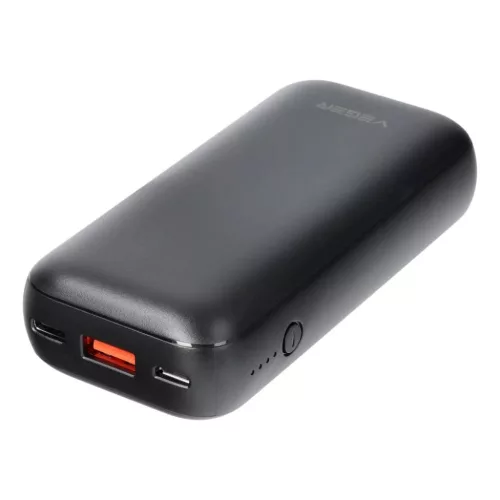 VEGER powerbank 10 000 mAh PD QC3.0 3A 20W S10 (W1135) fekete-6970453554174 2 kép