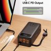 VEGER powerbank 56 000 mAh PD QC3.0 5A 130W Tank Boost (W5001C) fekete-6970453555454 9 kép