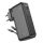 HOCO powerbank 10 000 mAh beépített EU / US aljzattal és Type C + Lightning kábelekkel QC PD 3A 22,5W J126 fekete