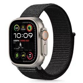   TECH-PROTECT NYLON APPLE WATCH 6 / 7 / 8 / 9 / 10 / 11 / SE / ULTRA 1 / 2 / 3 / 4 (44 / 45 / 46 / 49 MM) FEKETE szíj