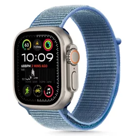   TECH-PROTECT NYLON APPLE WATCH 6 / 7 / 8 / 9 / 10 / 11 / SE / ULTRA 1 / 2 (44 / 45 / 46 / 49 MM) BABY BLUE szíj