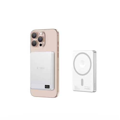 Tech-protect Pb33 Lifemag Magsafe Power Bank 5000mah Ezüst-5906302309597 5 kép