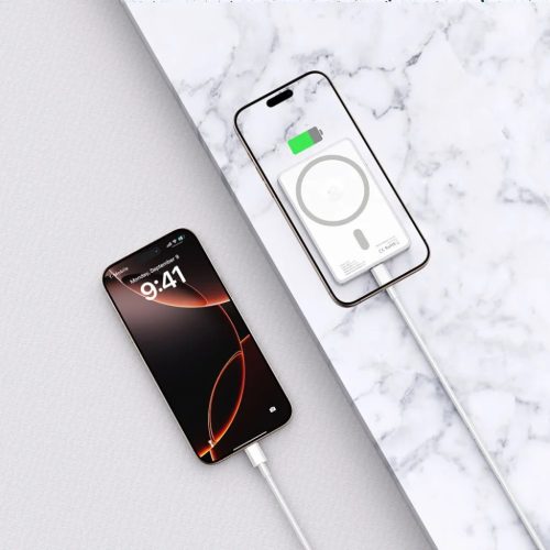 Tech-protect Pb33 Lifemag Magsafe Power Bank 5000mah Ezüst-5906302309597 6 kép