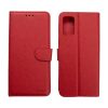 Lavann Protection Bőr fliptok Samsung S20 Plus piros