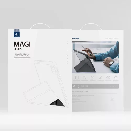 DUX DUCIS MAGI fliptok ceruzatartóval iPad Pro 11 (2024) fekete tok-6934913006276 4 kép