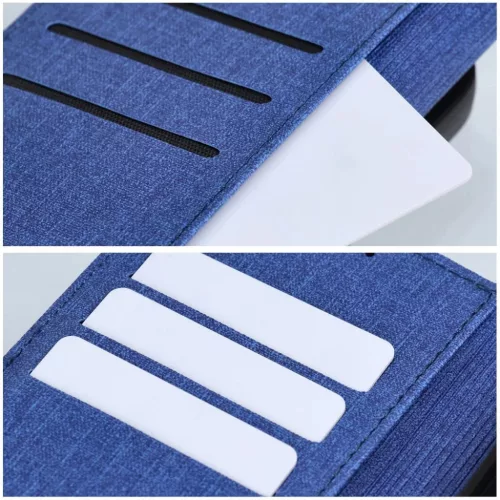 GOMMA fliptok iPhone 16 tok - kék-5903396327414 6 kép