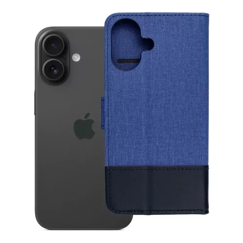 GOMMA fliptok iPhone 16 tok - kék-5903396327414 9 kép