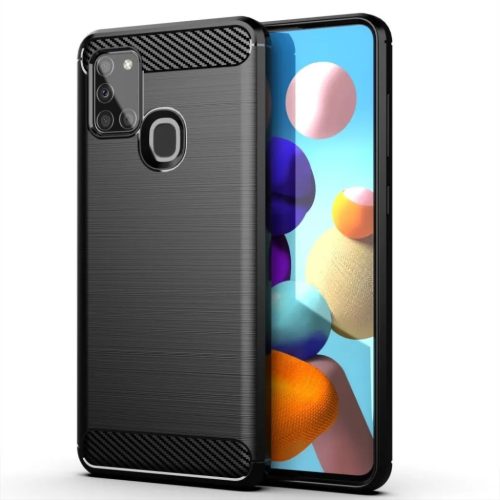 CARBON tok Samsung Galaxy A21S fekete-5903396060564 1 kép