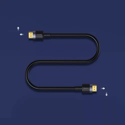 Baseus Cafule HDMI 2.0 kábel 4K 60 Hz 3D 18 Gbps 2m fekete (CADKLF-F0-6953156218192 6 kép