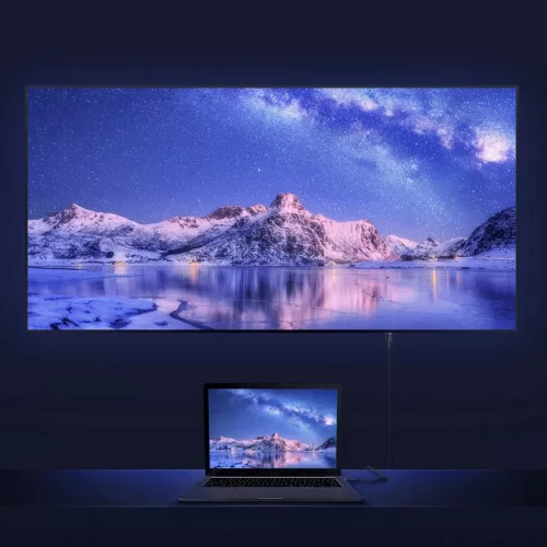 Baseus Cafule HDMI 2.0 kábel 4K 60 Hz 3D 18 Gbps 2m fekete (CADKLF-F0-6953156218192 10 kép