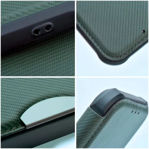 RAZOR fliptok Samsung Galaxy S23 FE sötétzöld tok-5903396260711 2 kép