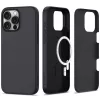 Tech-protect Silicone Magsafe Iphone 16 Pro Max Matt Fekete Tok-5906302311774 1 kép
