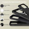 Tech-protect Silicone Magsafe Iphone 16 Pro Max Matt Fekete Tok-5906302311774 3 kép