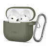 Tech-protect Silicone Hook Apple Airpods 4 Olive Green Tok-5906302370085 1 kép
