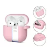 Tech-protect Szilikonkampó Apple Airpods 4 Tok Piszkos Rózsaszín-5906302370054 2 kép