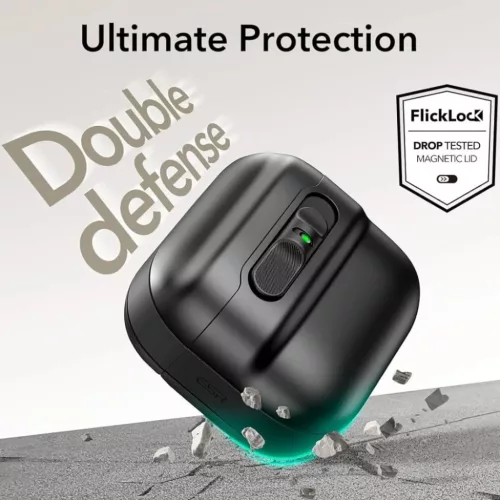 Esr Pulse Halolock Magsafe Apple Airpods 4 Fekete Tok-4894240217702 3 kép