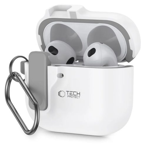 TECH-PROTECT SLIM HOOK APPLE AIRPODS 4 fehér tok-5906302371662 1 kép