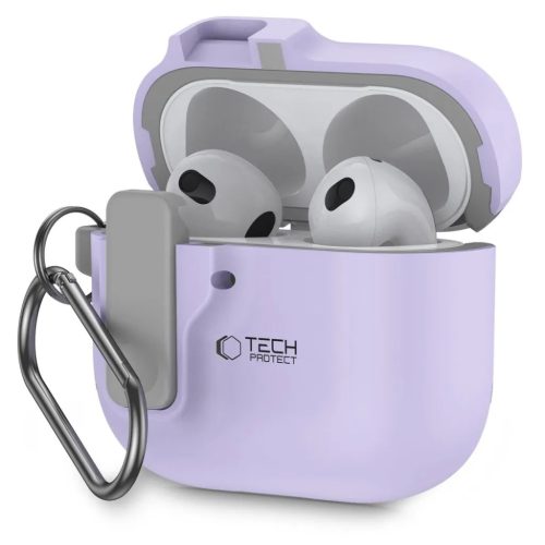 Tech-protect Slim Hook Apple Airpods 4 Lavender Tok-5906302371181 1 kép