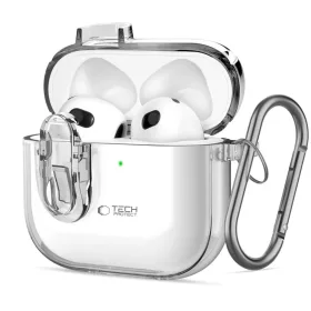 TECH-PROTECT SLIM HOOK APPLE AIRPODS 4 áttetsző tok-5906302371792 1 kép