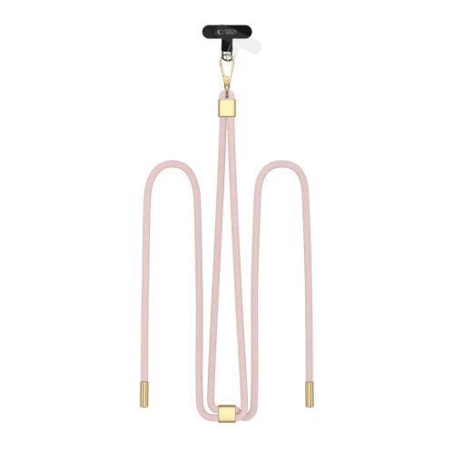 Tech-protect C2s Rope Keresztpánt Baby Pink/arany