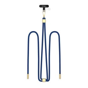 Tech-protect C2s Rope Crossbody Strap Sötétkék/arany-5906302371303 1 kép