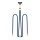 Tech-protect C2s Rope Crossbody Strap Sötétkék/arany-5906302371303 1 kép
