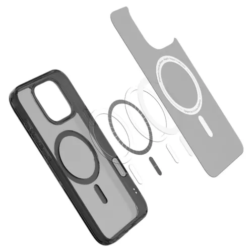 iPhone 16 Pro Frost Fekete Spigen Ultra Hybrid "t" Mag Magsafe tok-8809971233705 6 kép