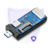 Ugreen USB 3.0 SD / micro SD kártyaolvasó szürke (50541)-6957303855414 2 kép