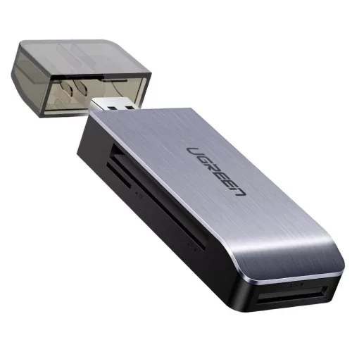 Ugreen USB 3.0 SD / micro SD kártyaolvasó szürke (50541)-6957303855414 7 kép