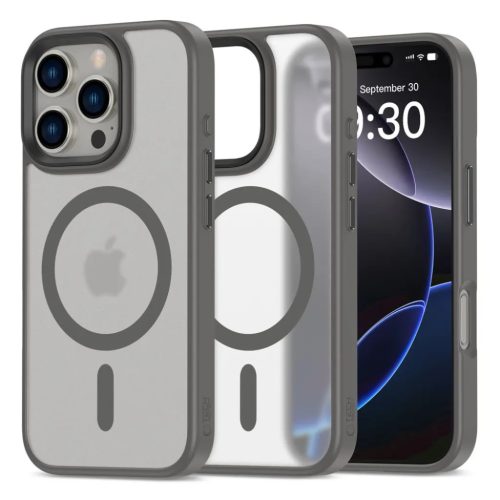 Tech-protect Magmat Magsafe Iphone 16 Pro Max Matte Titanium Tok-5906302372294 1 kép
