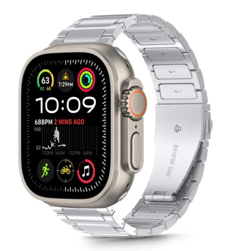 Tech-protect Stainless Classic Apple Watch 6 / 7 / 8 / 9 / 10 / Se / Ultra 1 / 2 (44 / 45 / 46 / 49 Mm) Ezüst