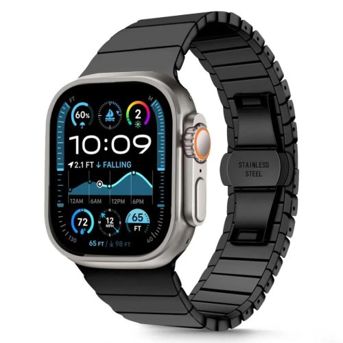 Tech-protect Linkband Apple Watch 6 / 7 / 8 / 9 / 10 / Se / Ultra 1 / 2 (44 / 45 / 46 / 49 Mm) Fekete óraszíj