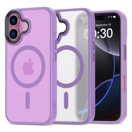 Tech-protect Magmat Magsafe Iphone 16 Matt Mauve Tok-5906302372379 1 kép