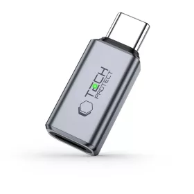 Tech-protect Ultraboost Audio Adapter Type-c To Lightning Szürke-5906302372508 1 kép