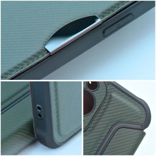 RAZOR fliptok Samsung Galaxy S24 FE sötétzöld tok-5903396327957 4 kép