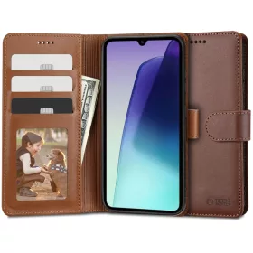 TECH-PROTECT WALLET Xiaomi Redmi 14C / Poco C75 barna tok-5906302380084 1 kép