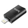 HOCO OTG átalakító USB A (anyay) - Lightning 8-pin apa UA17 fekete-6931474761989 4 kép