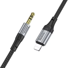 HOCO AUX kábel Lightning (férfi) Jack 3,5 mm (férfi) UPA26 1 m feke-6942007608817 1 kép