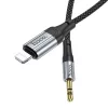 HOCO AUX kábel Lightning (férfi) Jack 3,5 mm (férfi) UPA26 1 m feke-6942007608817 6 kép